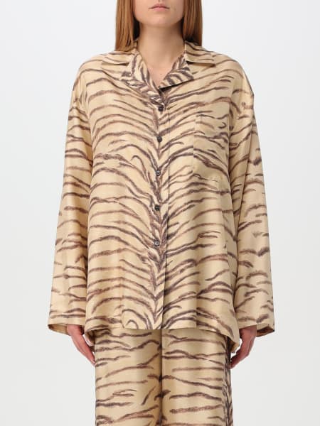 Camicia Stella McCartney in seta stampa animalier