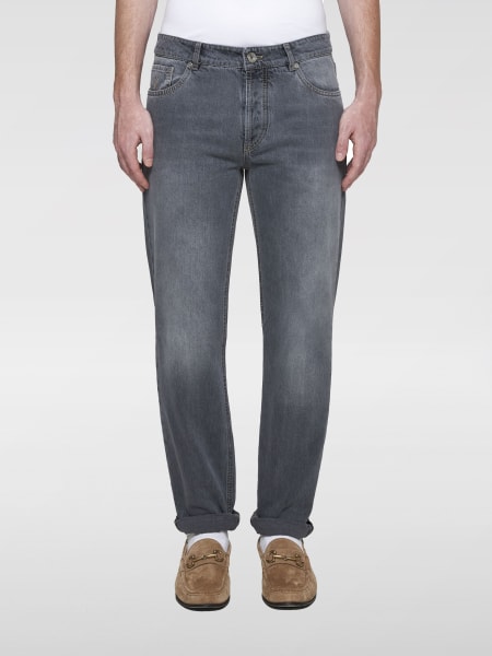 Jeans Brunello Cucinelli in denim di cotone