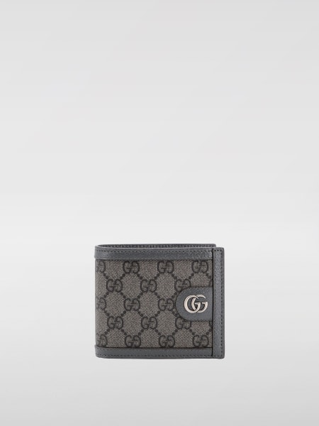 Portafoglio Ophidia Gucci in tessuto GG Supreme e pelle