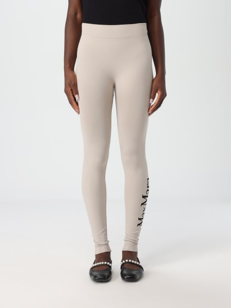 Leggins Max Mara in viscosa stretch con logo