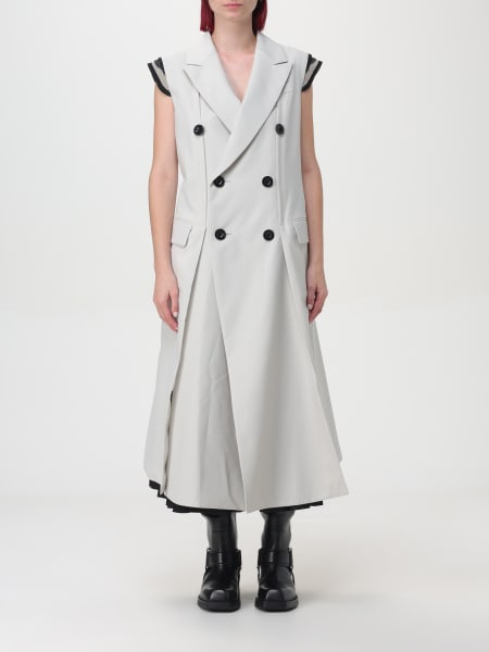 Sacai viscose trench coat