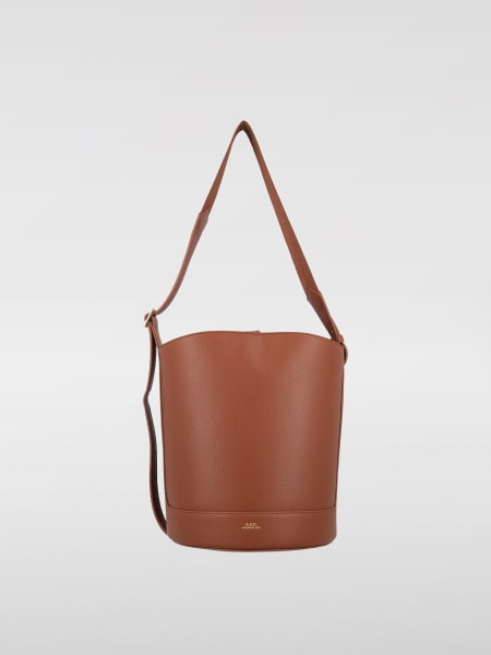 Leather tote bags: Handbag woman A.P.C.