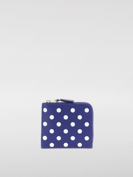 Portafoglio Comme Des Garçons Wallet in pelle con pois all over