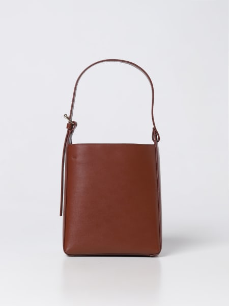 Leather tote bags: Shoulder bag woman A.P.C.