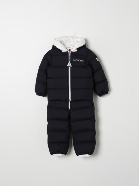 Moncler ski suit with logo