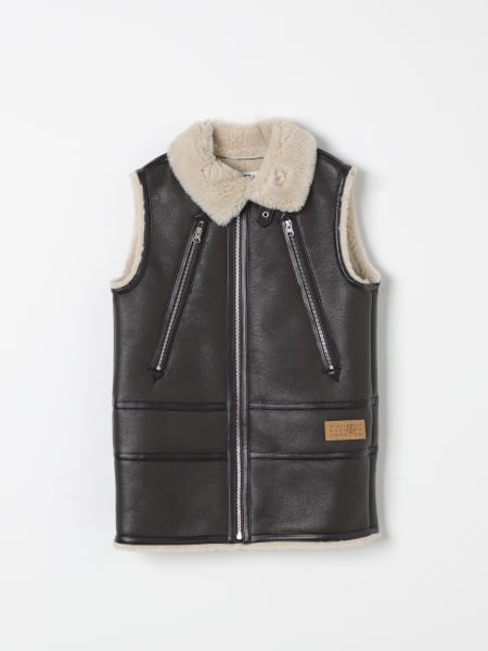 MM6 Maison Margiela vest with synthetic shearling lining