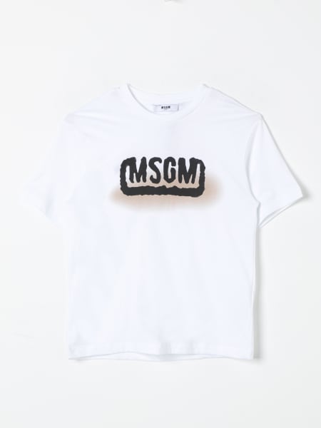 T-shirt con logo MSGM Kids