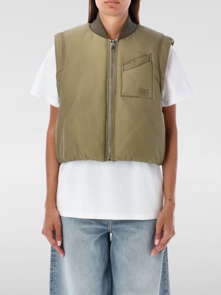 Ganni zip-up vest