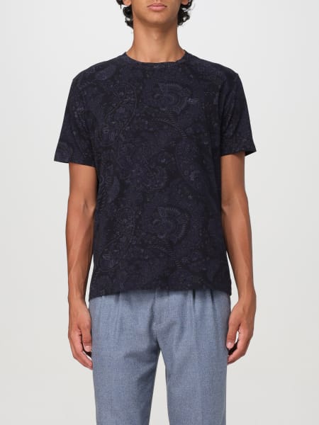 Etro: T-shirt Etro in cotone con Paisley all over