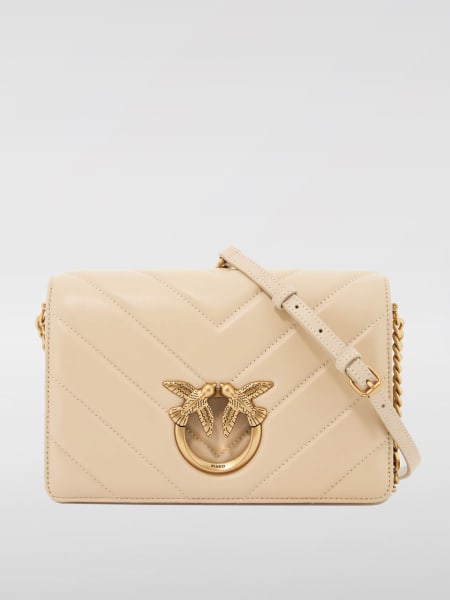 Borsa Love Click Classic Pinko in pelle chevron