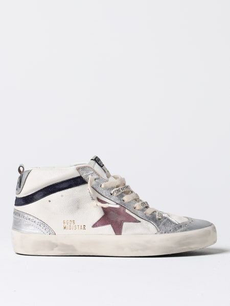 Golden Goose mid star: Sneakers woman Golden Goose