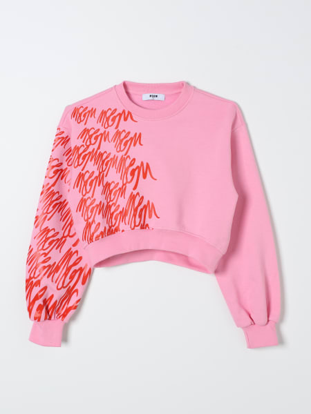 Pullover MSGM Kids in cotone con logo