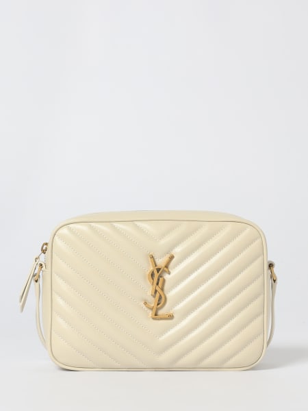 Borsa Lou Saint Laurent in pelle trapuntata chevron