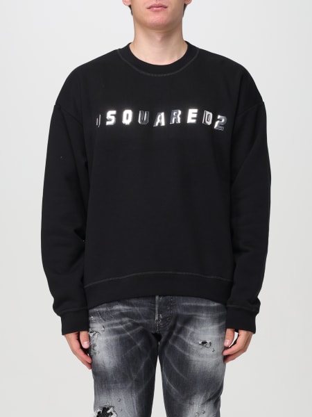 Felpa a girocollo con logo Dsquared2