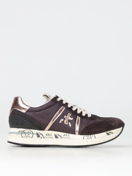 Sneakers Conny Premiata in camoscio e mesh