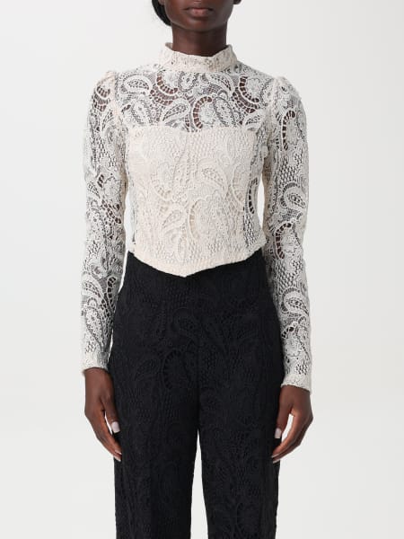 Twinset: Twinset macramé blouse