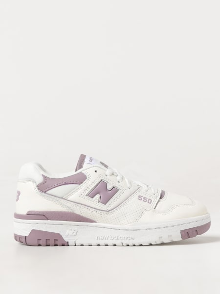 Sneakers 550 New Balance in pelle e mesh