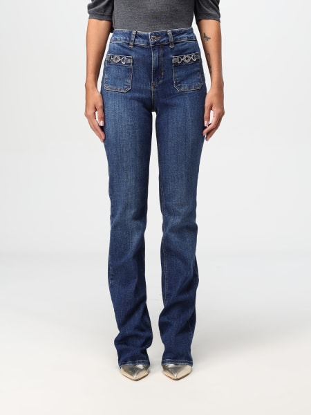 Jeans Liu Jo in denim con dettagli in metallo