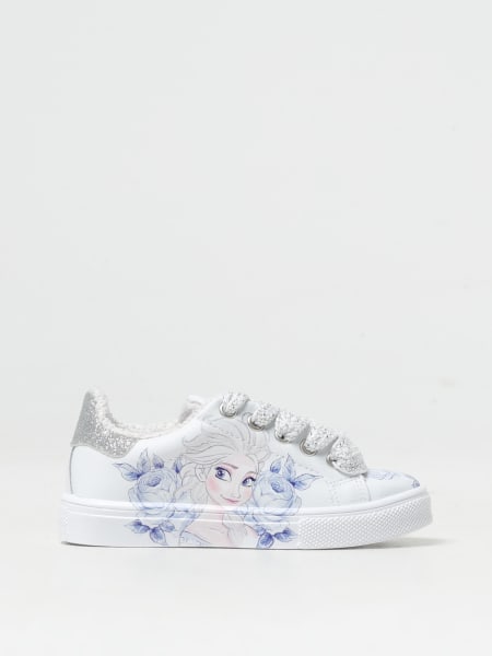 Sneakers Frozen Disney x Monnalisa in pelle con stampa