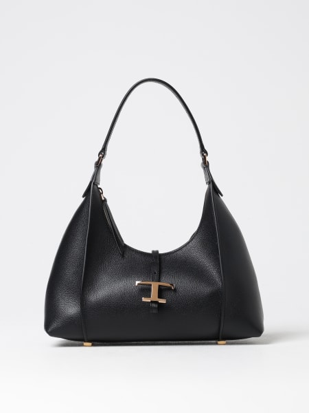 Leather tote bags: Shoulder bag woman Tod's