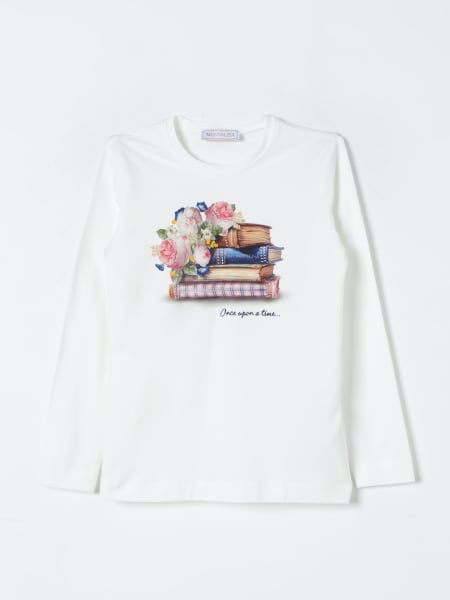 T-shirt Monnalisa in cotone con stampa