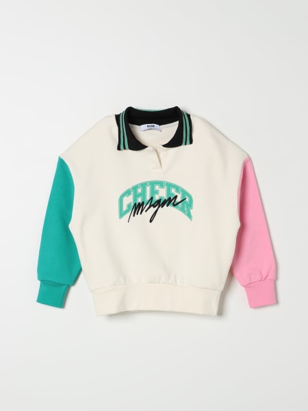 MSGM clothing: MSGM girls sweater with logo