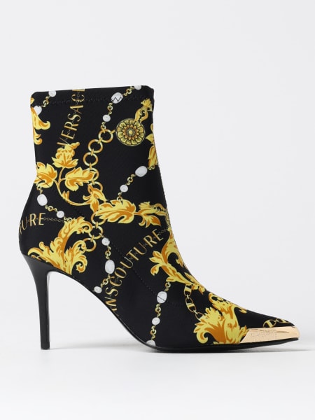 Flat ankle boots woman Versace Jeans Couture