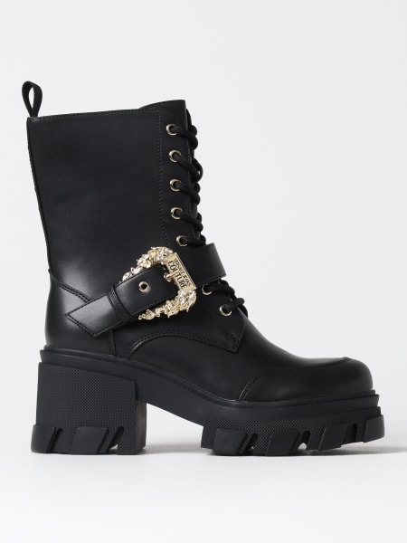 Flat ankle boots woman Versace Jeans Couture