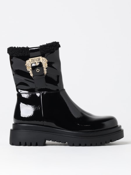 Flat ankle boots woman Versace Jeans Couture