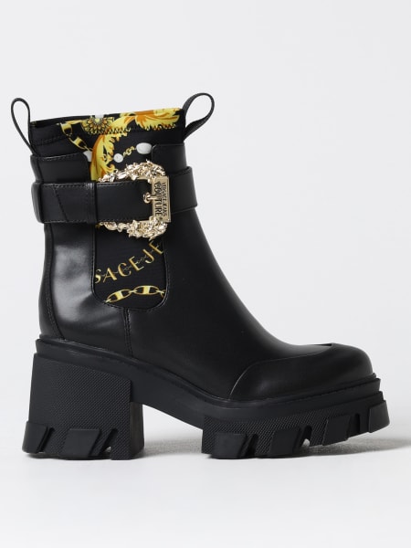 Flat ankle boots woman Versace Jeans Couture