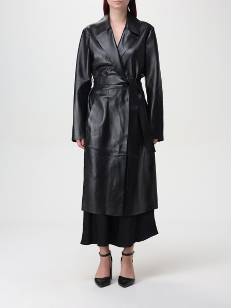 Trench Calvin Klein in pelle sintetica