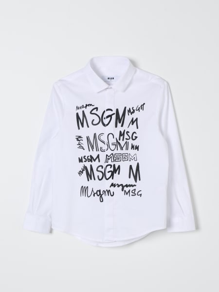 셔츠 남아 MSGM Kids