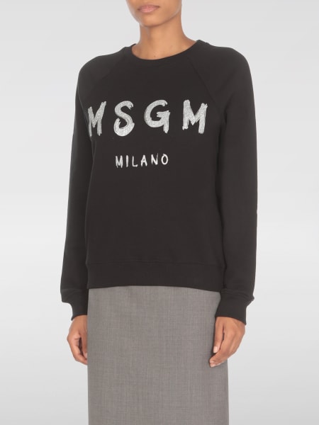 Felpa di cotone MSGM con logo