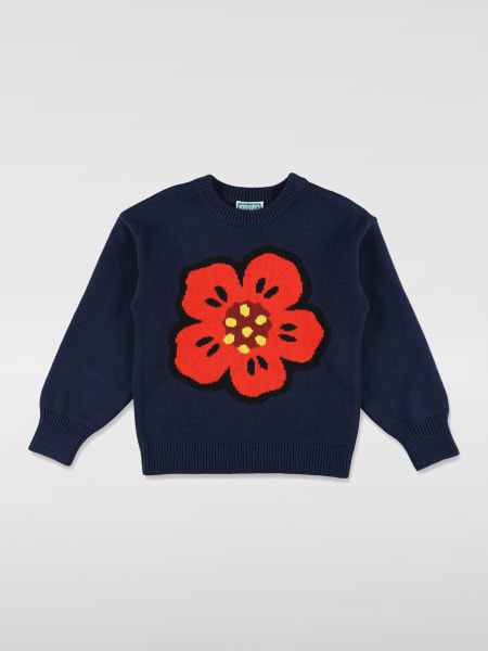 Maglia con logo Fiore Kenzo Kids