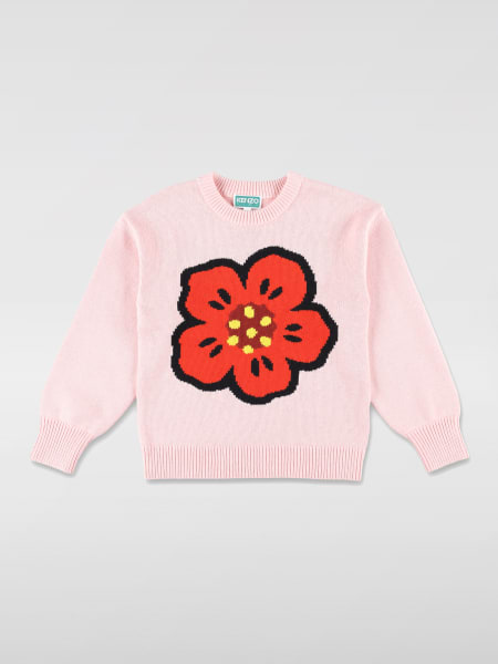 Maglia con logo Fiore Kenzo Kids