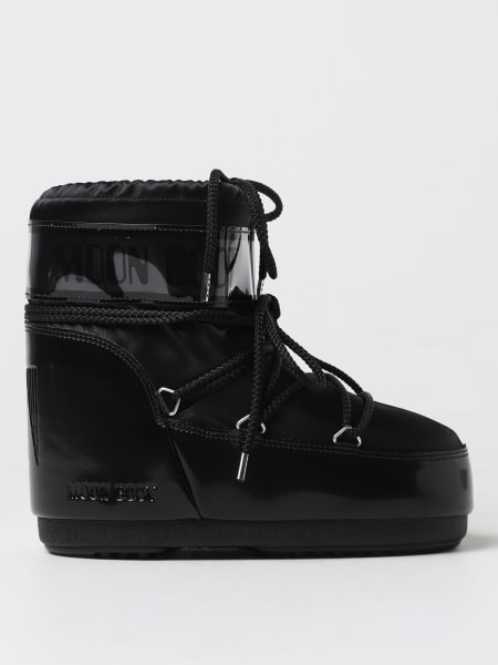 Stivaletto Icon Low Moon Boot in pelle sintetica laminata