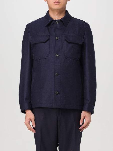 Luigi Bianchi virgin wool overshirt