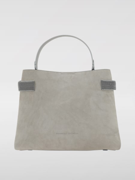 Borsa Essence Brunello Cucinelli in pelle scamosciata