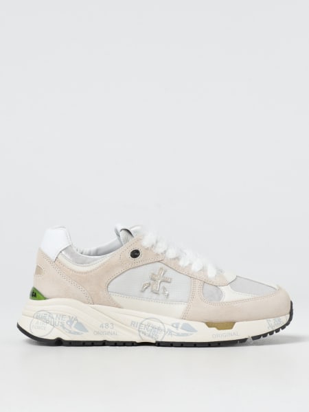 Sneakers Mased Premiata in camoscio e mesh