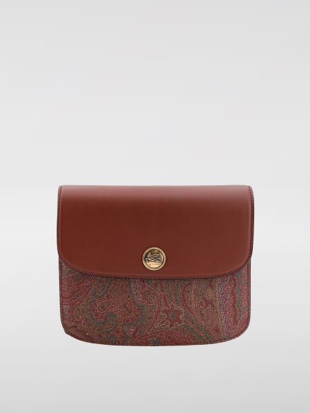 Borsa Etro in pelle e cotone spalmato Paisley