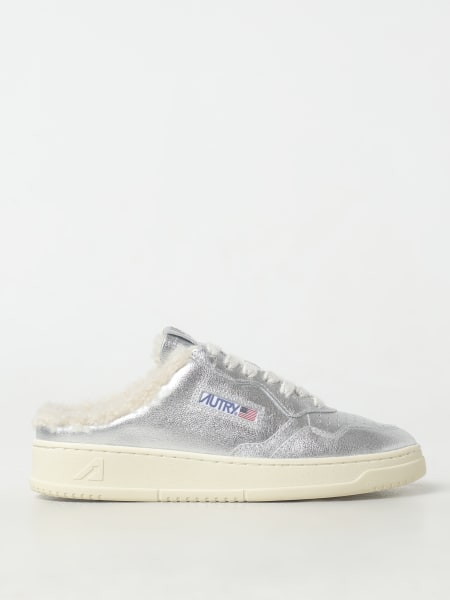Sneakers Medalist Sabot Autry in pelle laminata e shearling