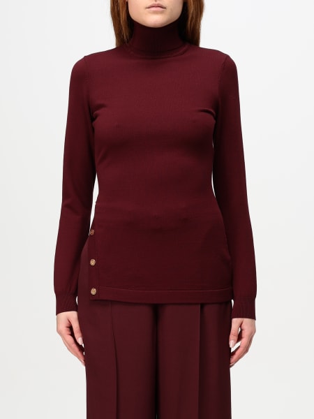 ELISABETTA FRANCHI 売れ筋商品|||エリザベスフランキ ニット&セーター アウター レディース Sweaters Red Shop fashion from Elisabetta Franchi