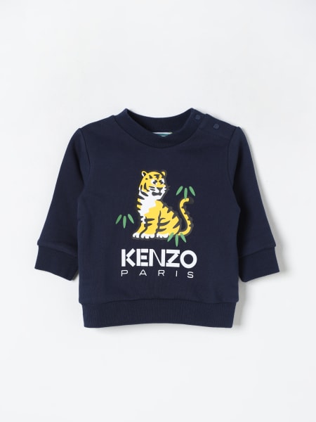 Kenzo Kids bambino: Felpa a girocollo con logo Kenzo Kids