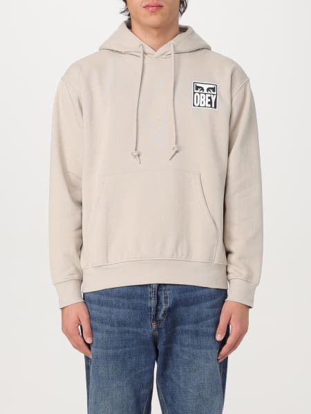 Felpa Obey in cotone con logo