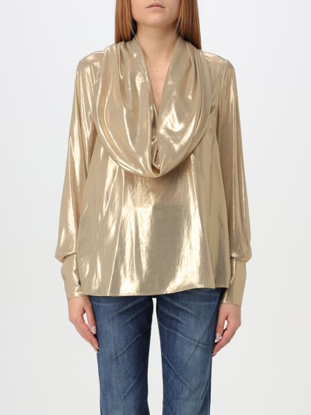 Blusa Pinko in tessuto metallizzato