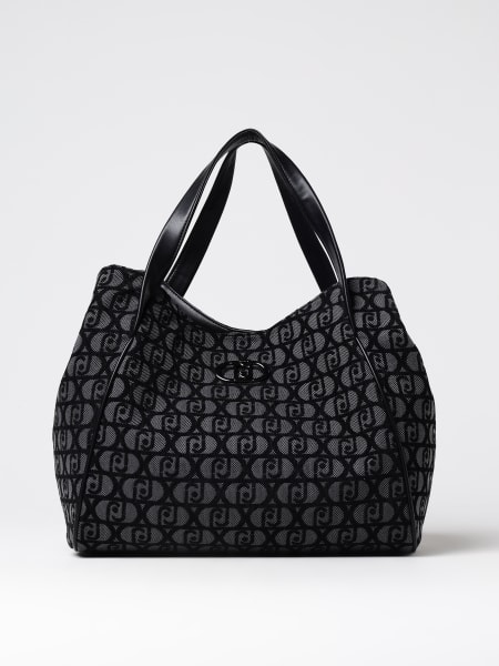 Borsa Liu Jo in viscosa con monogram LJ floccato jacquard