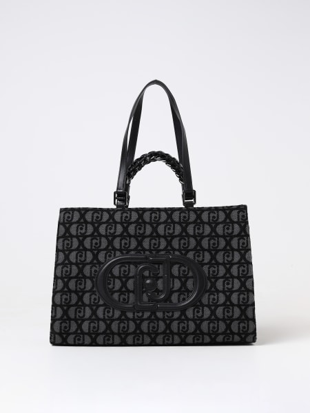 Liu Jo: Borsa Liu Jo in viscosa con monogram LJ floccato jacquard