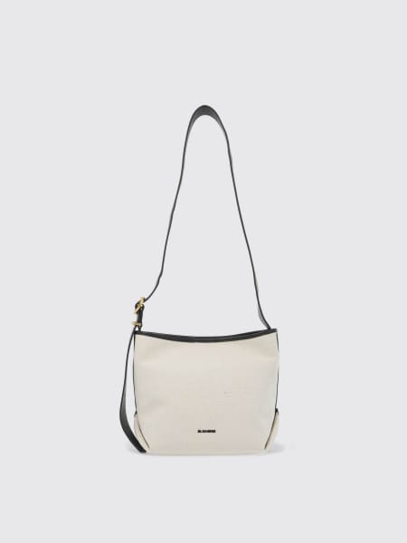 Borsa Folded Jil Sander in tela e pelle