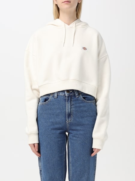 Felpa cropped Dickies in cotone