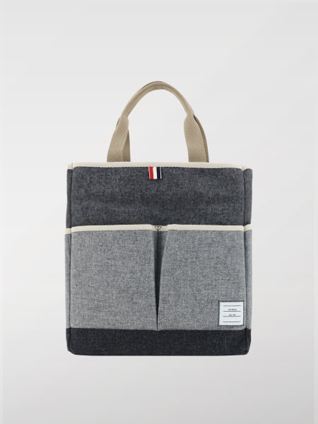 Borsa Garden Thom Browne in feltro di lana